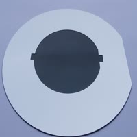 6″ Si wafer with 3″ pocket