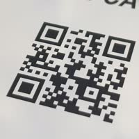 laser QR code